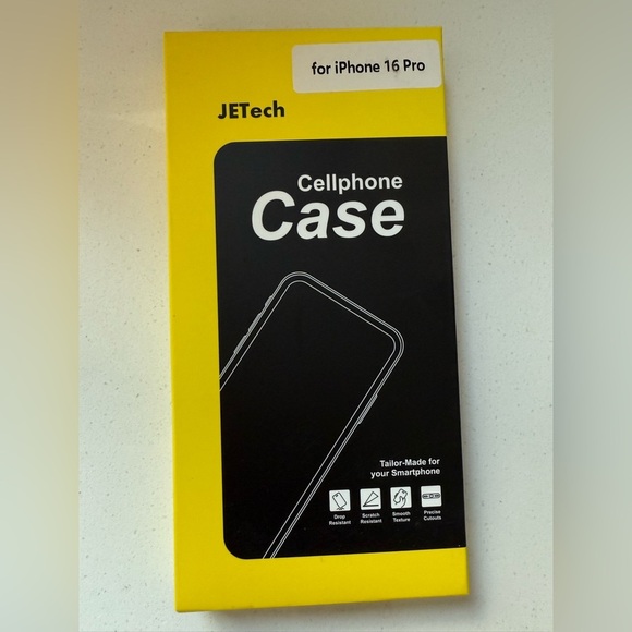 JETech Black Case for iPhone 16 Pro - Picture 2 of 4